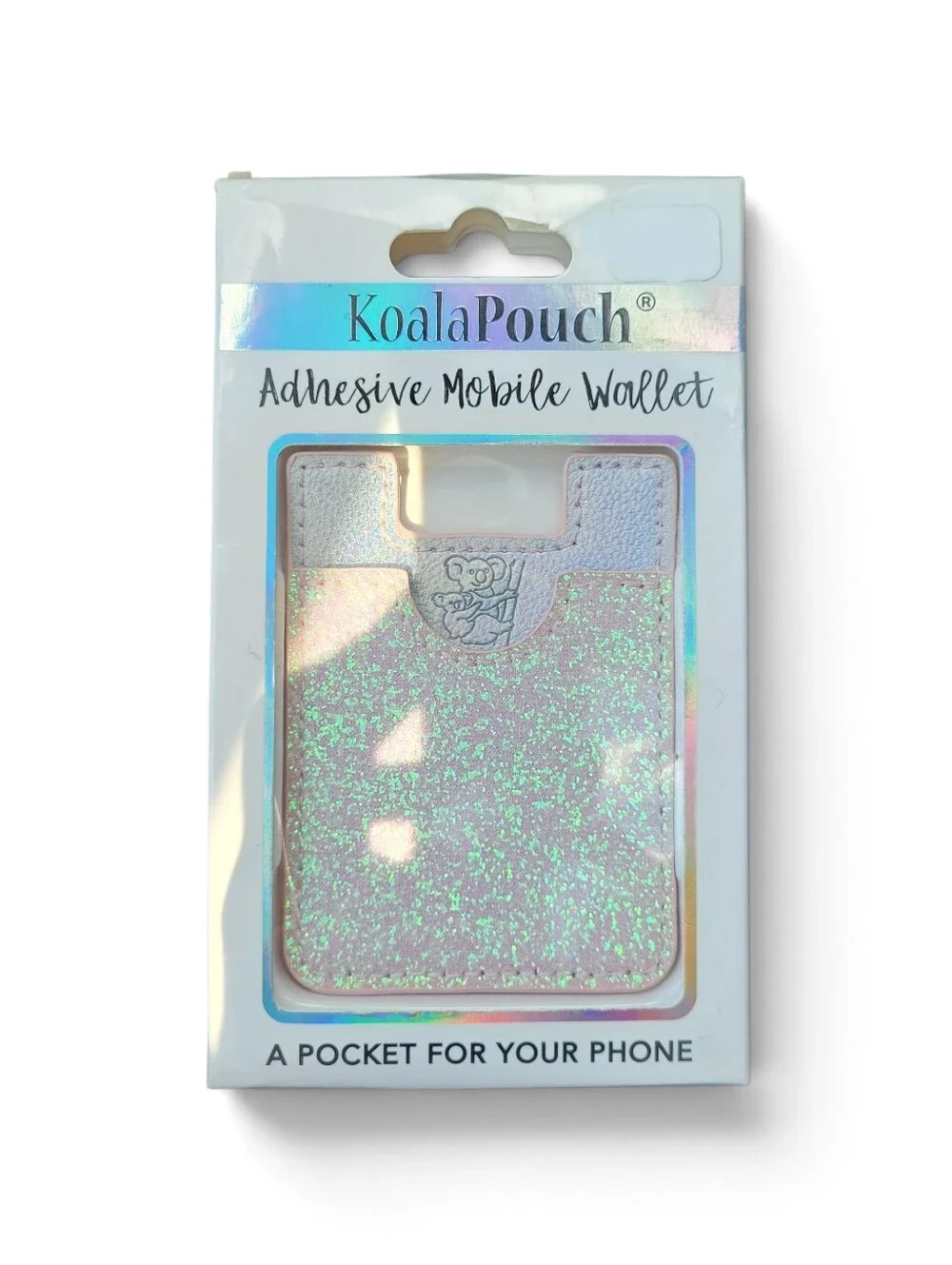 Koala Pouch Adhesive Mobile Wallet Pocket For Phone NIB Stick On